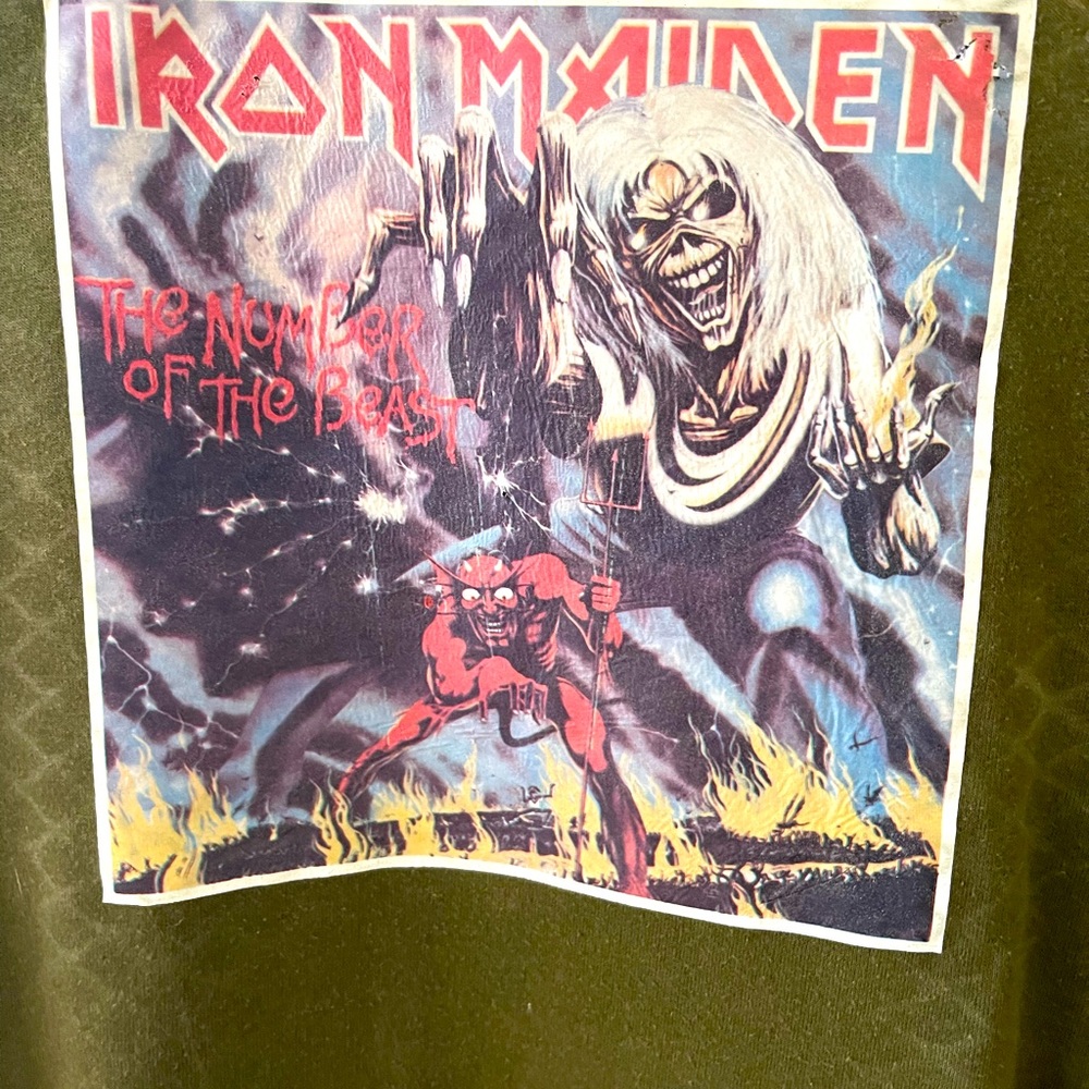 Rare vintage Iron Maiden tour promo t shirt. Fits a 5’10 170lb person perfect!